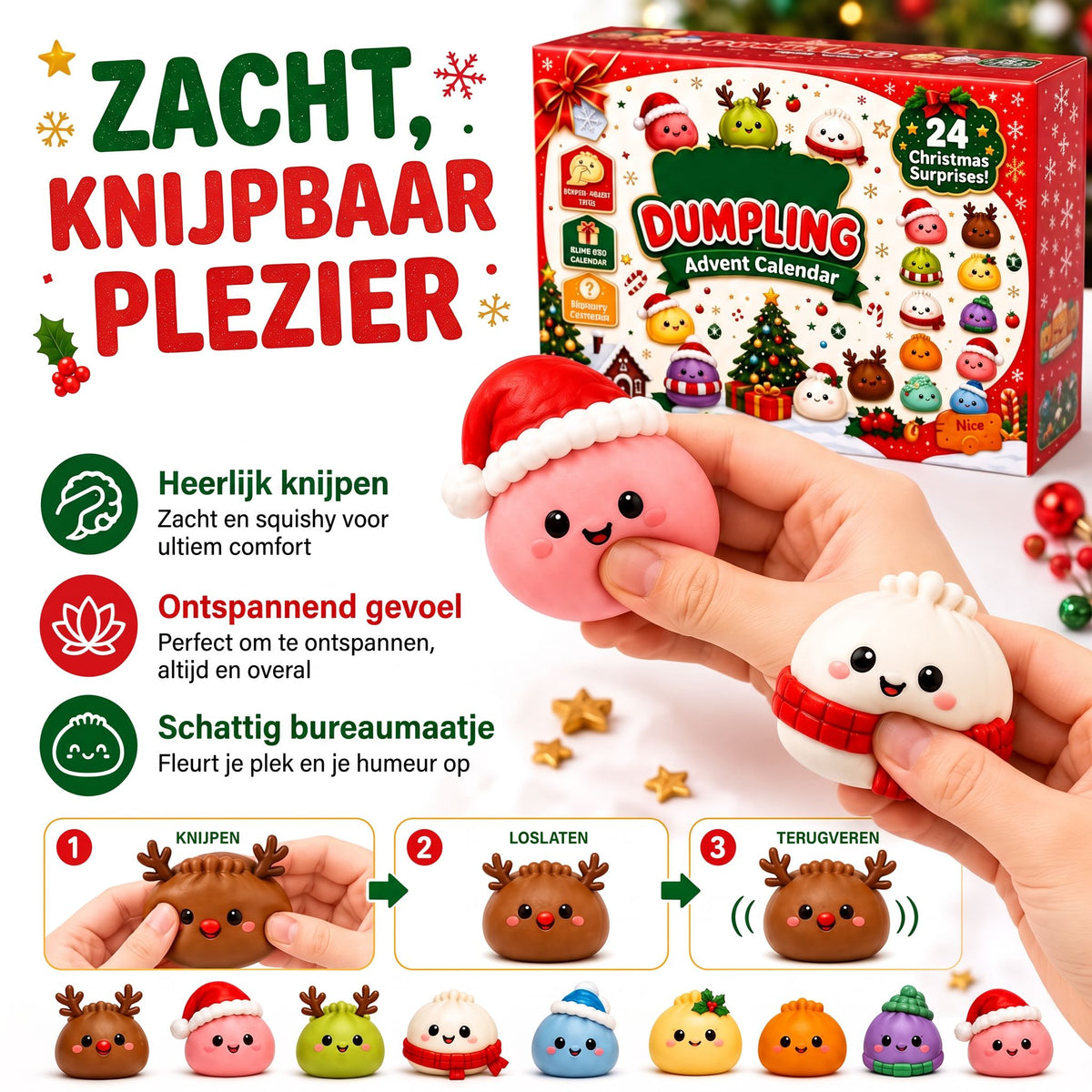 Dumpling Squishy Adventskalender