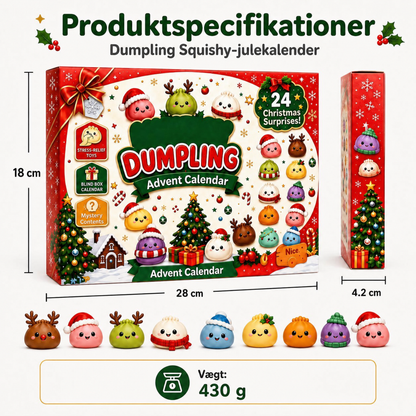 2026 Dumpling Squishy Julekalender