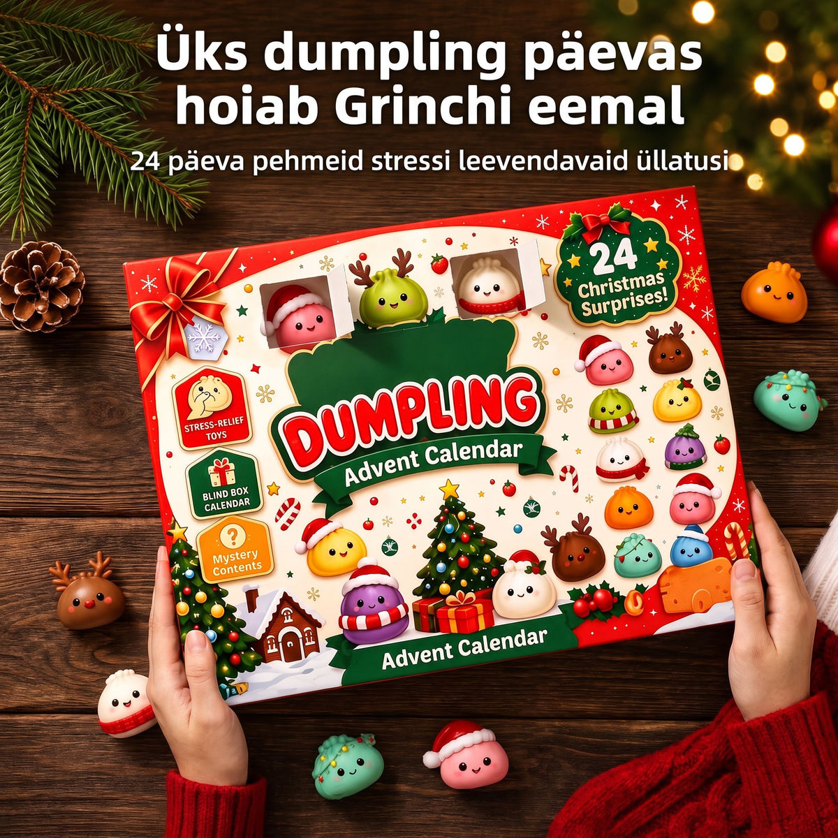 Dumpling Squishy advendikalender