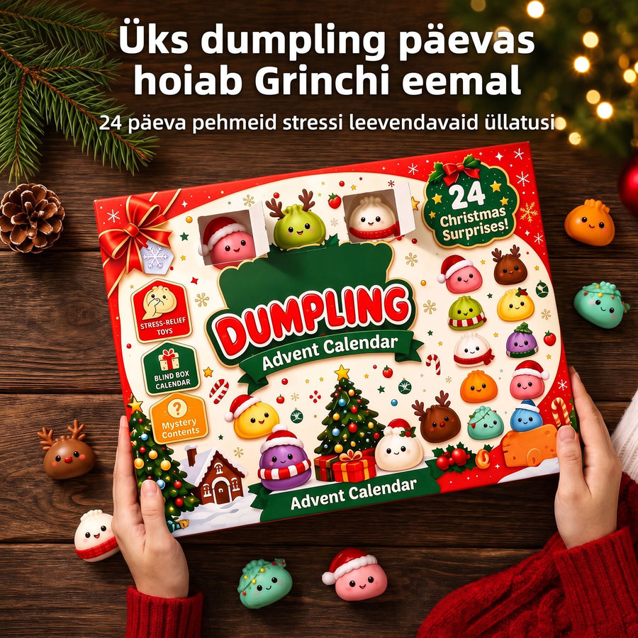 Dumpling Squishy advendikalender 2026