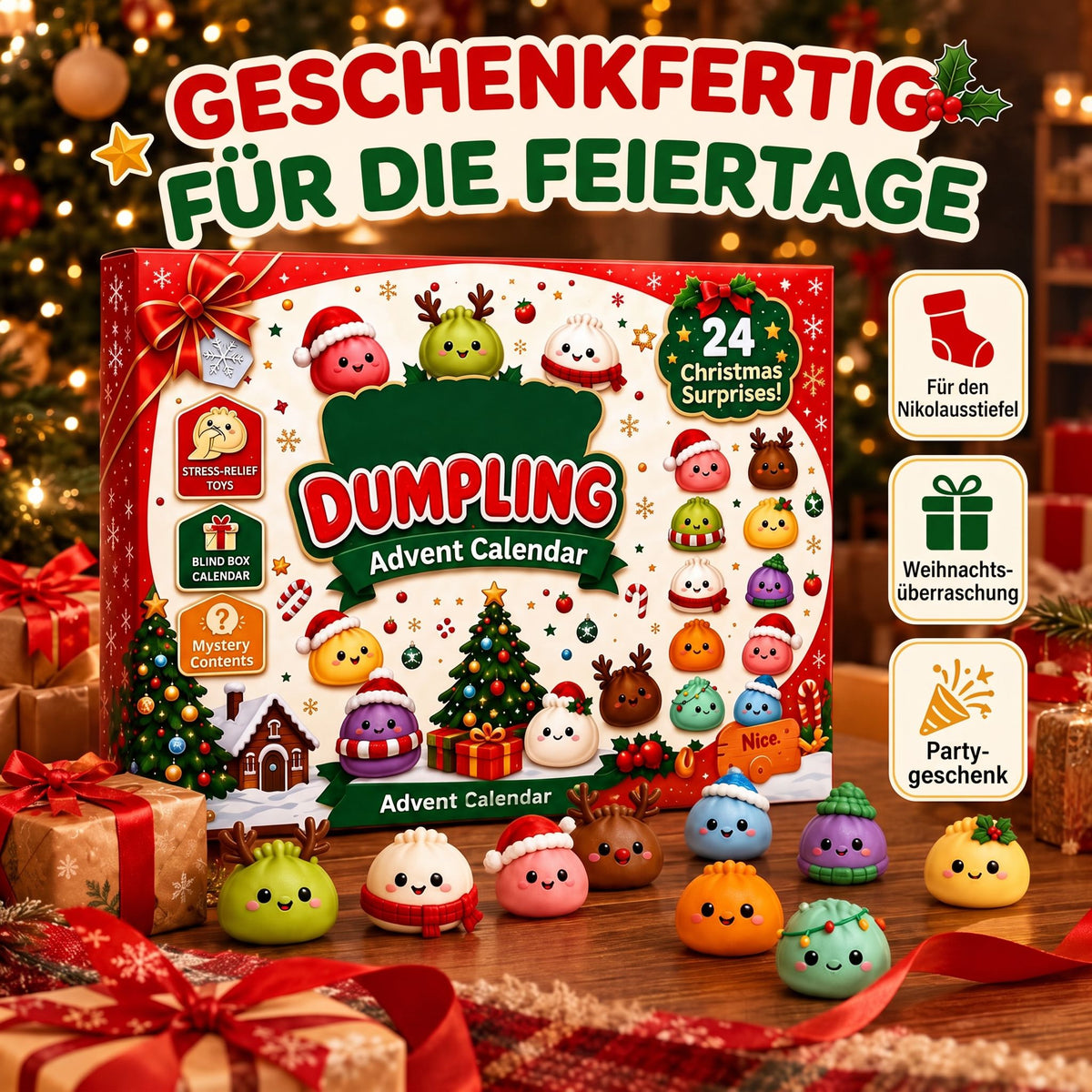 Dumpling Squishy Adventskalender 2026