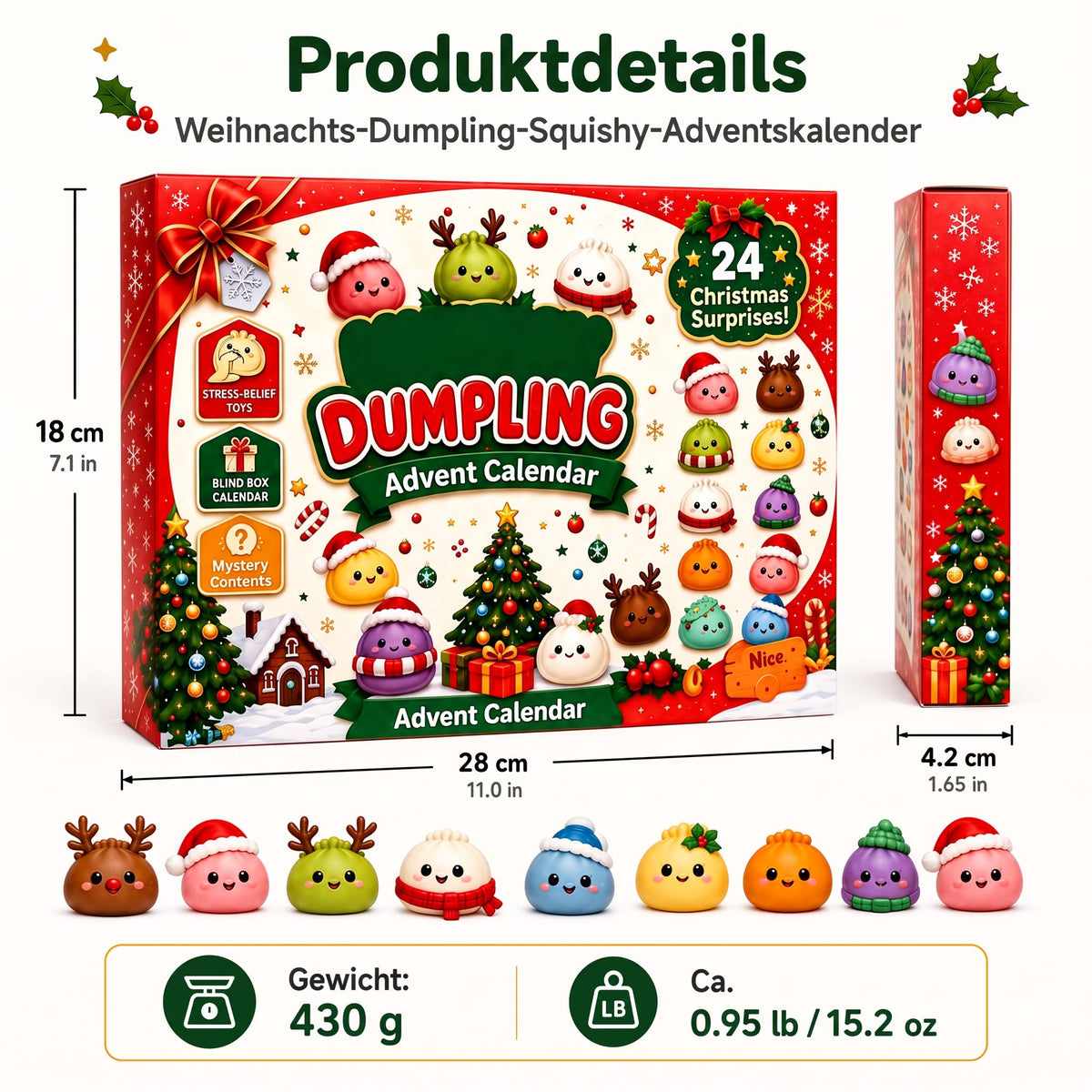 Dumpling Squishy Adventskalender 2026
