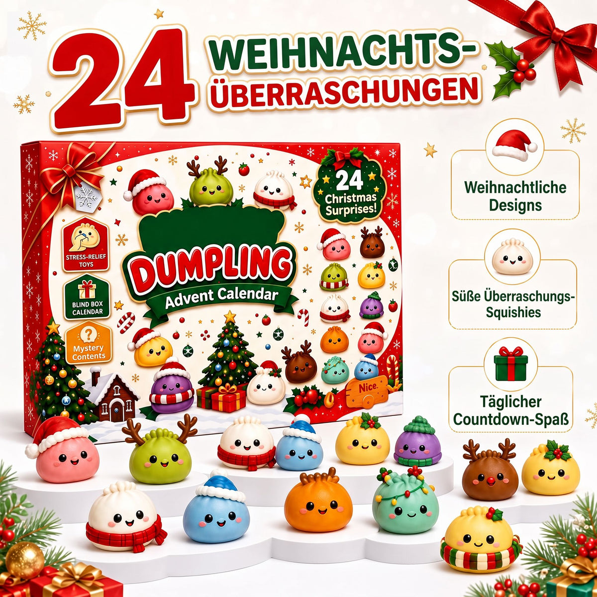 Dumpling Squishy Adventskalender 2026