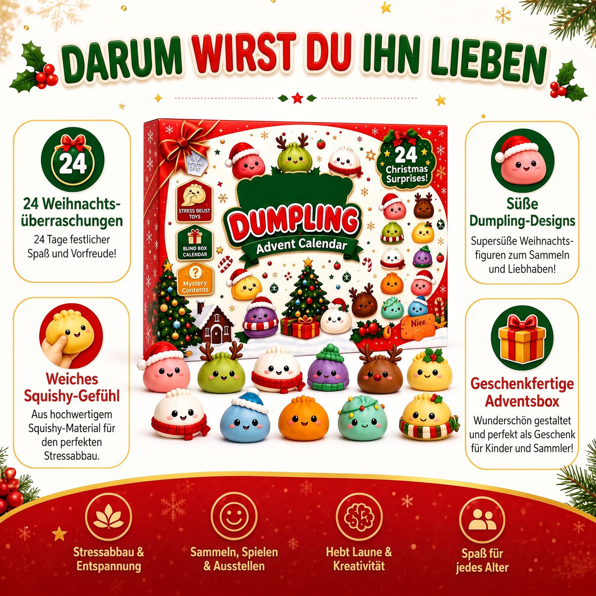Dumpling Squishy Adventskalender 2026