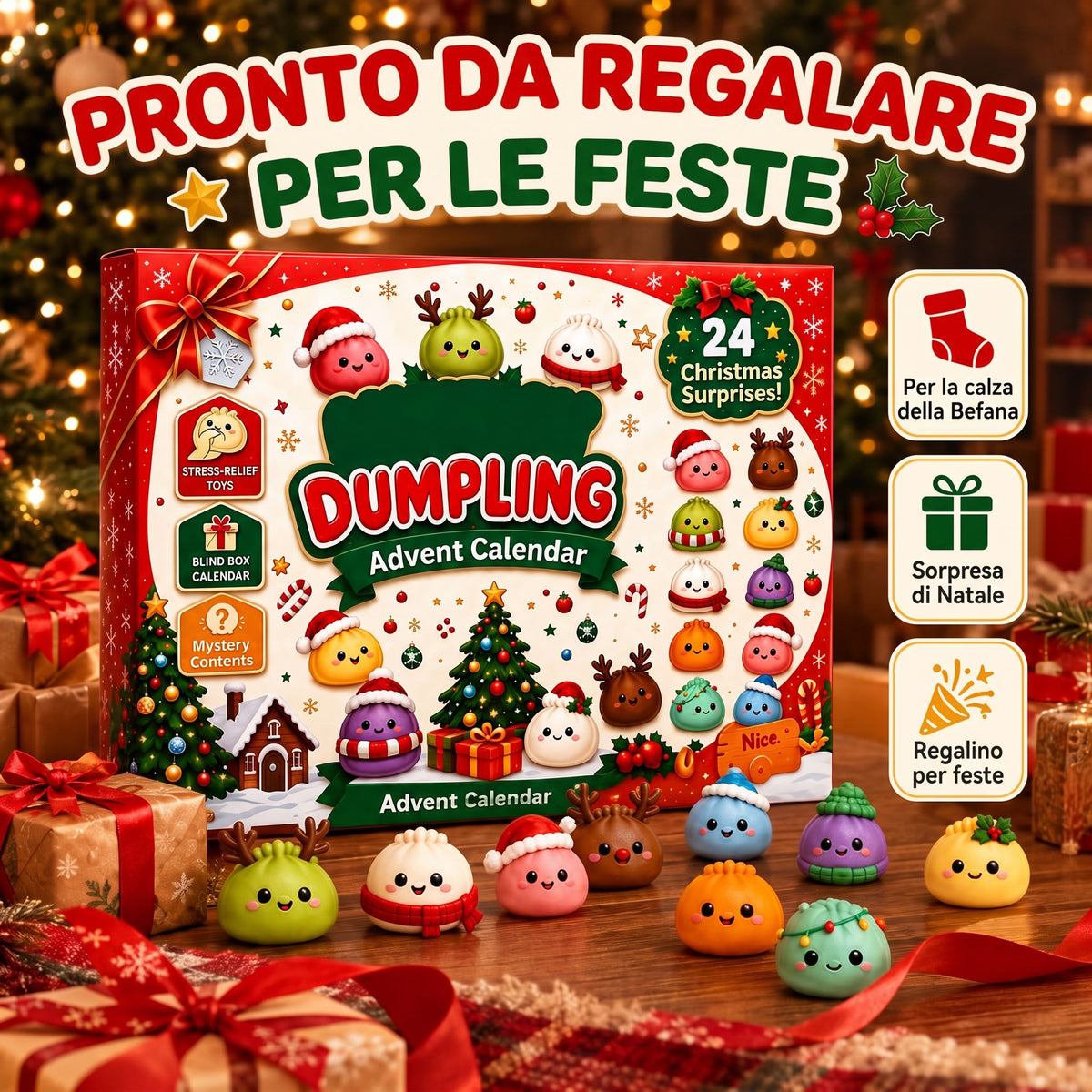 Calendario dell'Avvento Squishy Dumpling 2026