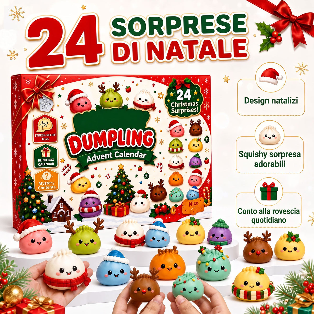 Calendario dell'Avvento Squishy Dumpling 2026