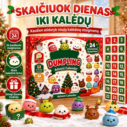 Dumpling Squishy advento kalendorius