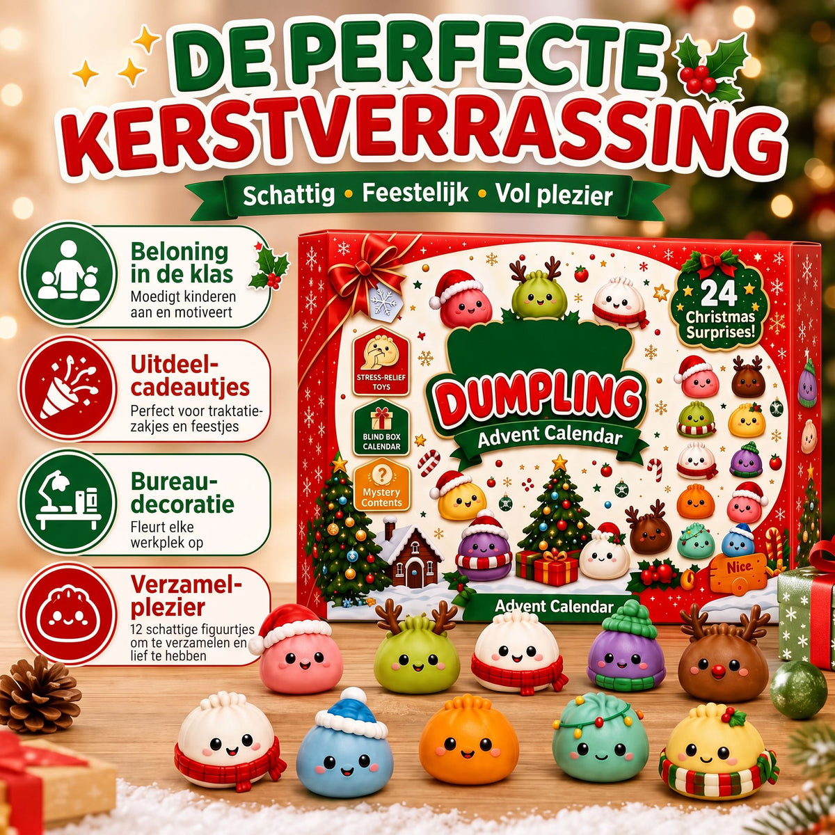 Dumpling Squishy Adventskalender