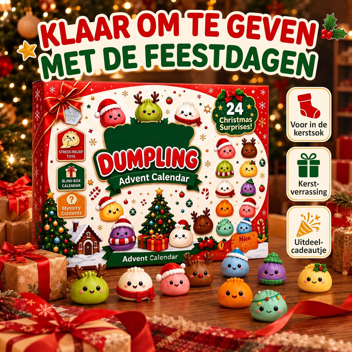 Dumpling Squishy Adventskalender