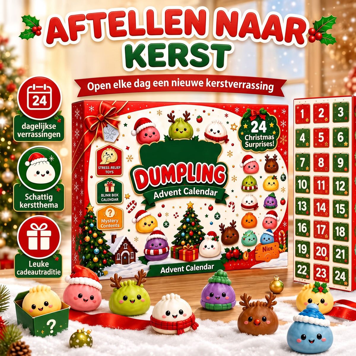 Dumpling Squishy Adventskalender