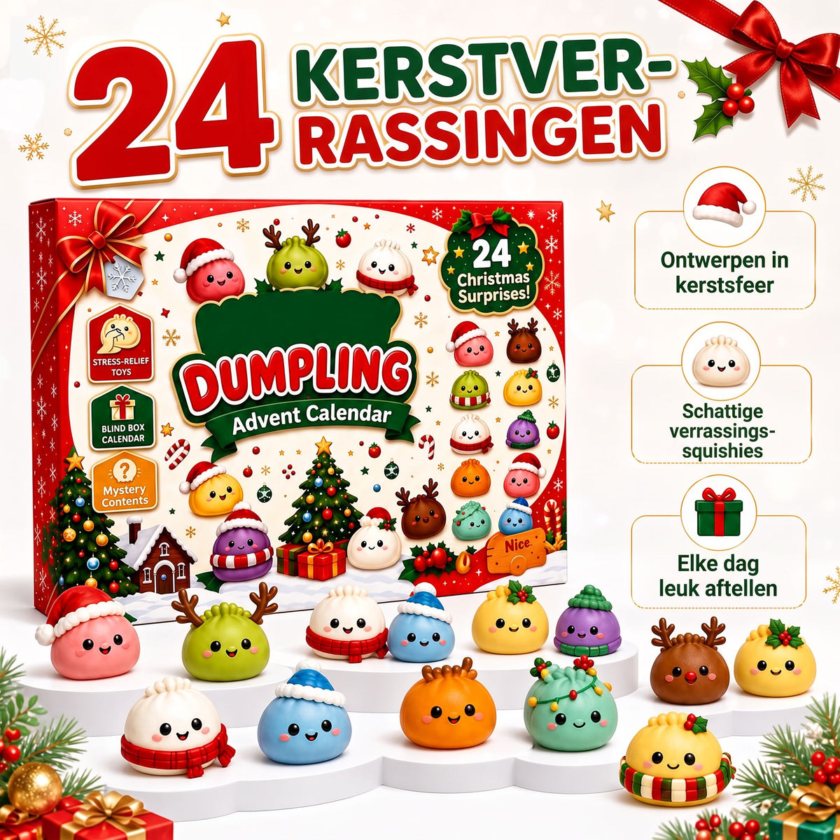Dumpling Squishy Adventskalender