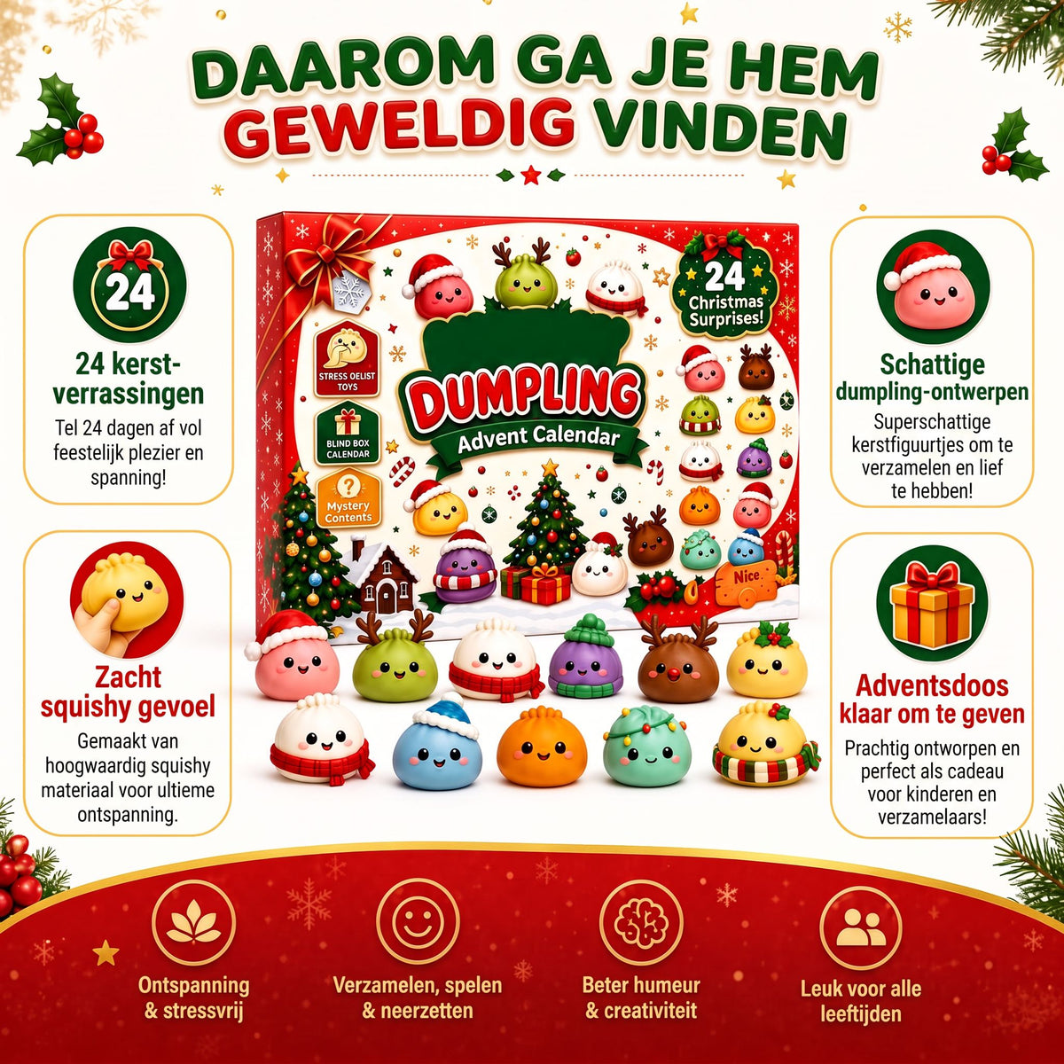 Dumpling Squishy Adventskalender