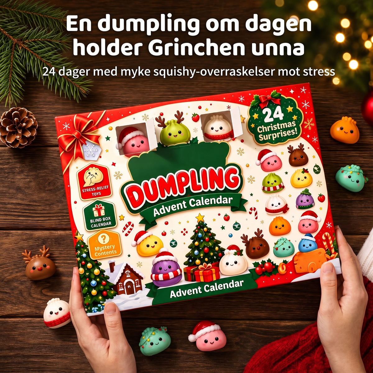 Dumpling Squishy-julekalender 2026