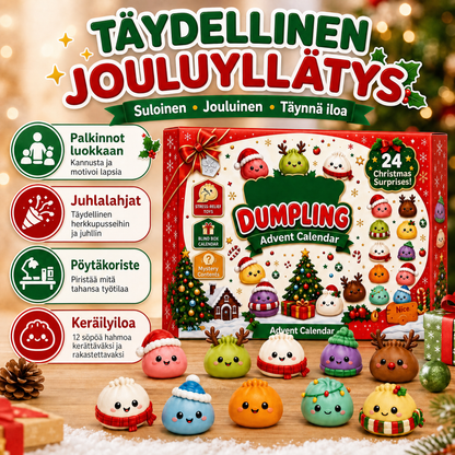 2026 Dumpling Squishy Joulukalenterit