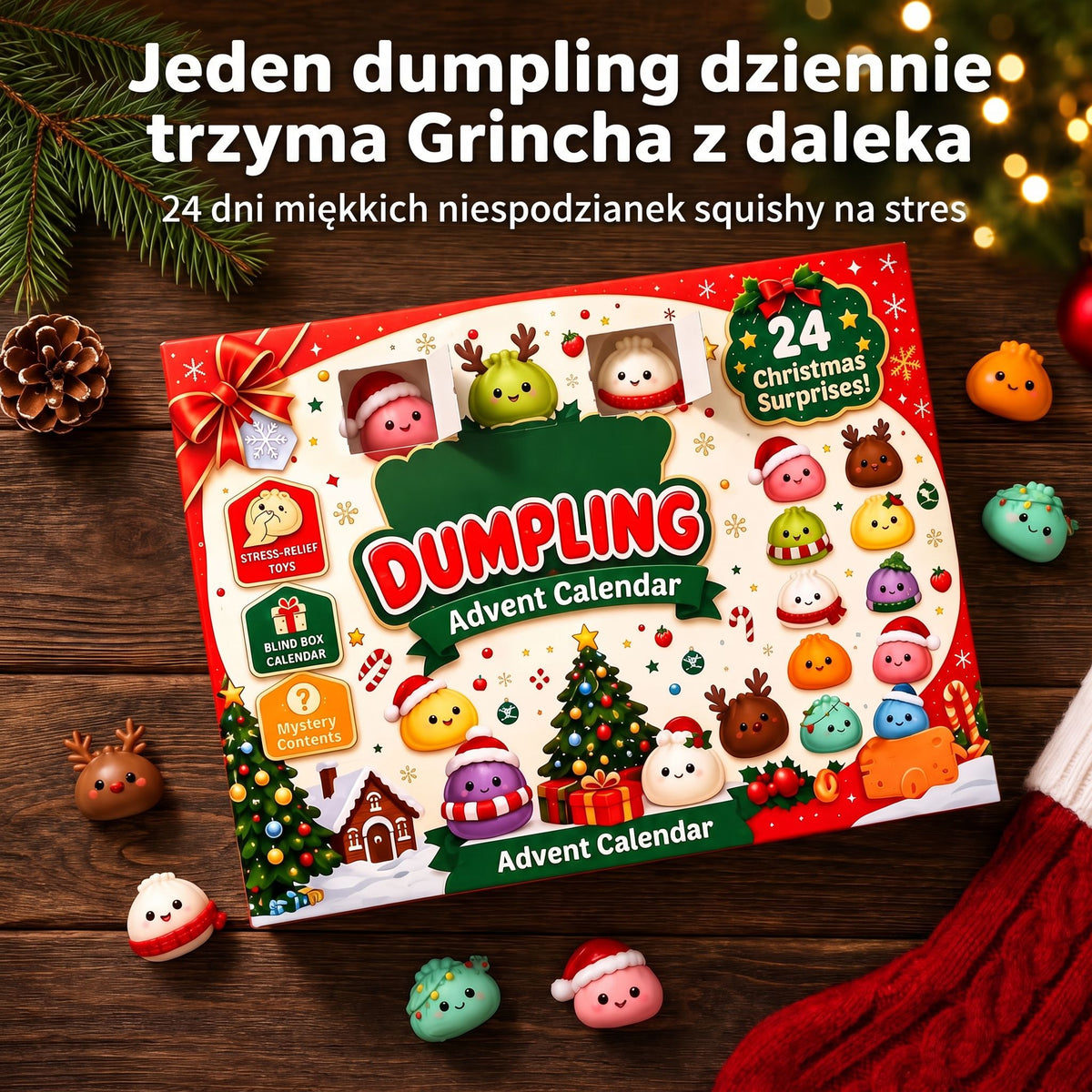 Kalendarz adwentowy Squishy Dumpling 2026