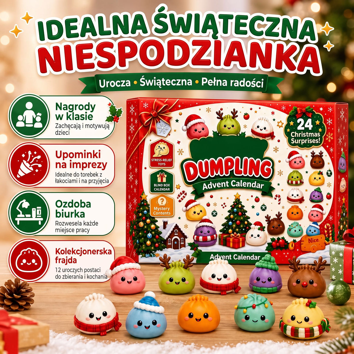 Kalendarz adwentowy Squishy Dumpling 2026