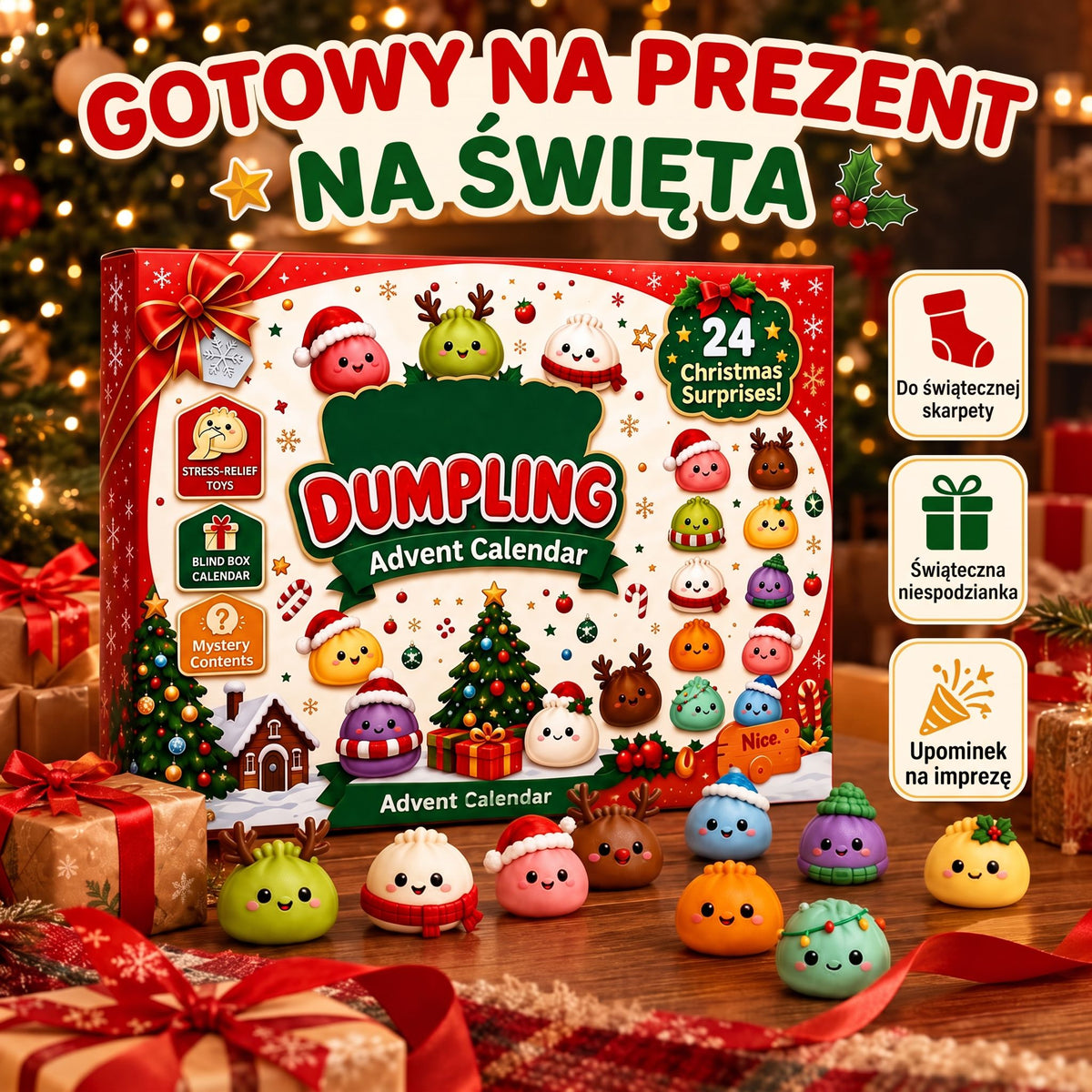 Kalendarz adwentowy Squishy Dumpling 2026