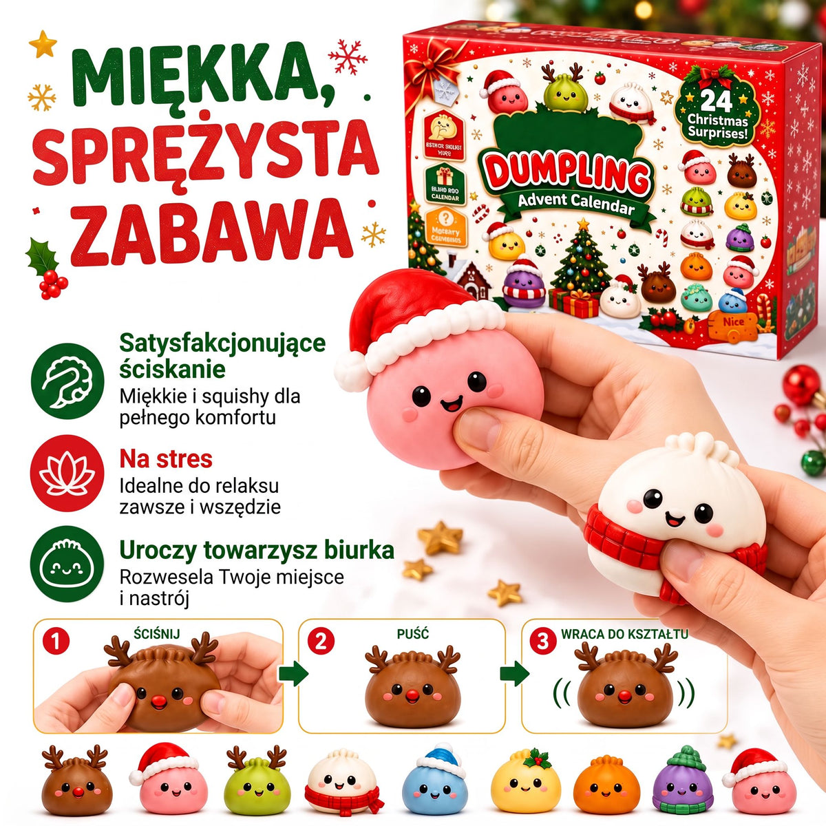 Kalendarz adwentowy Squishy Dumpling 2026