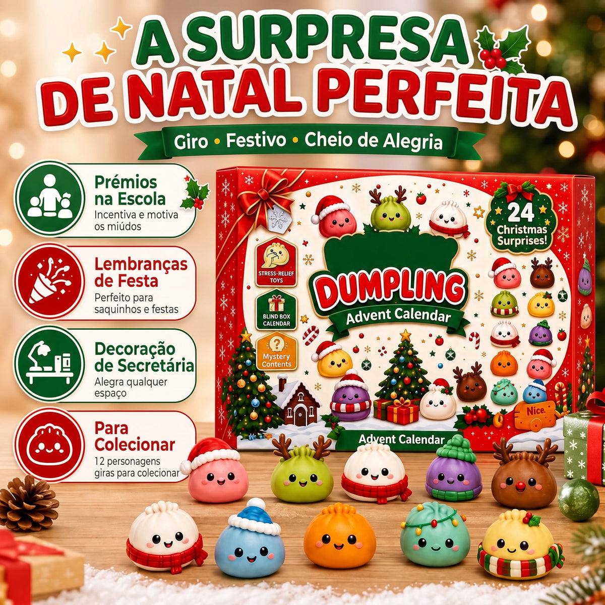 Calendário do Advento Squishy Dumpling 2026