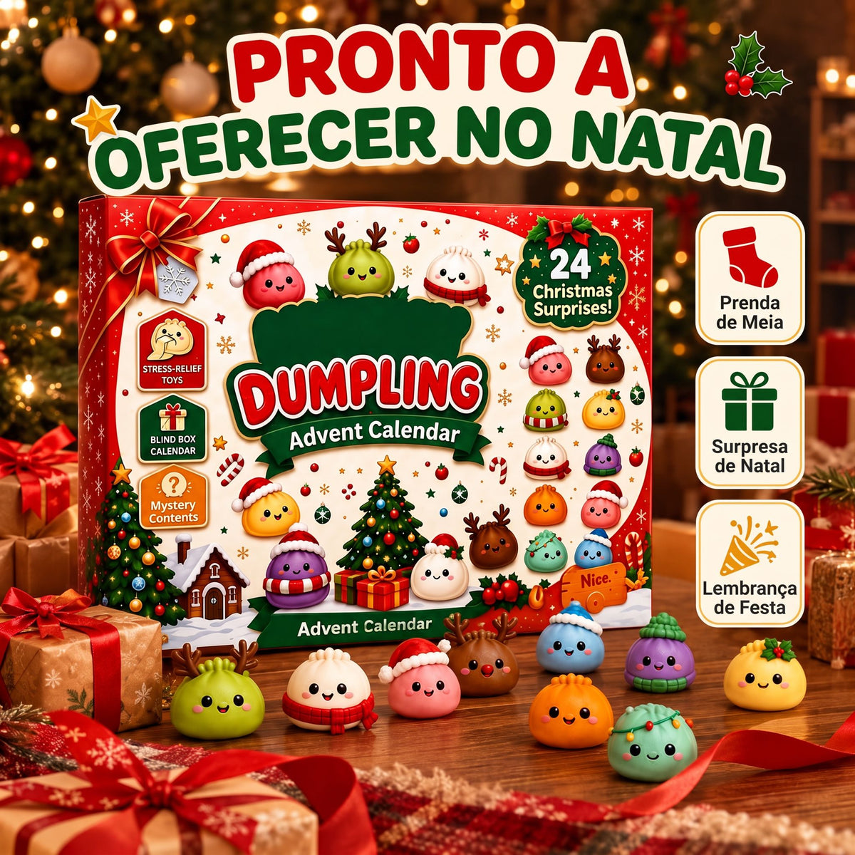 Calendário do Advento Squishy Dumpling