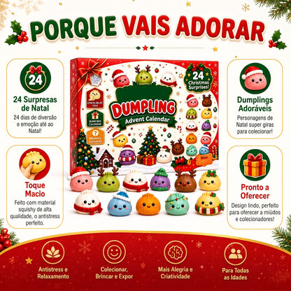 Calendário do Advento Squishy Dumpling